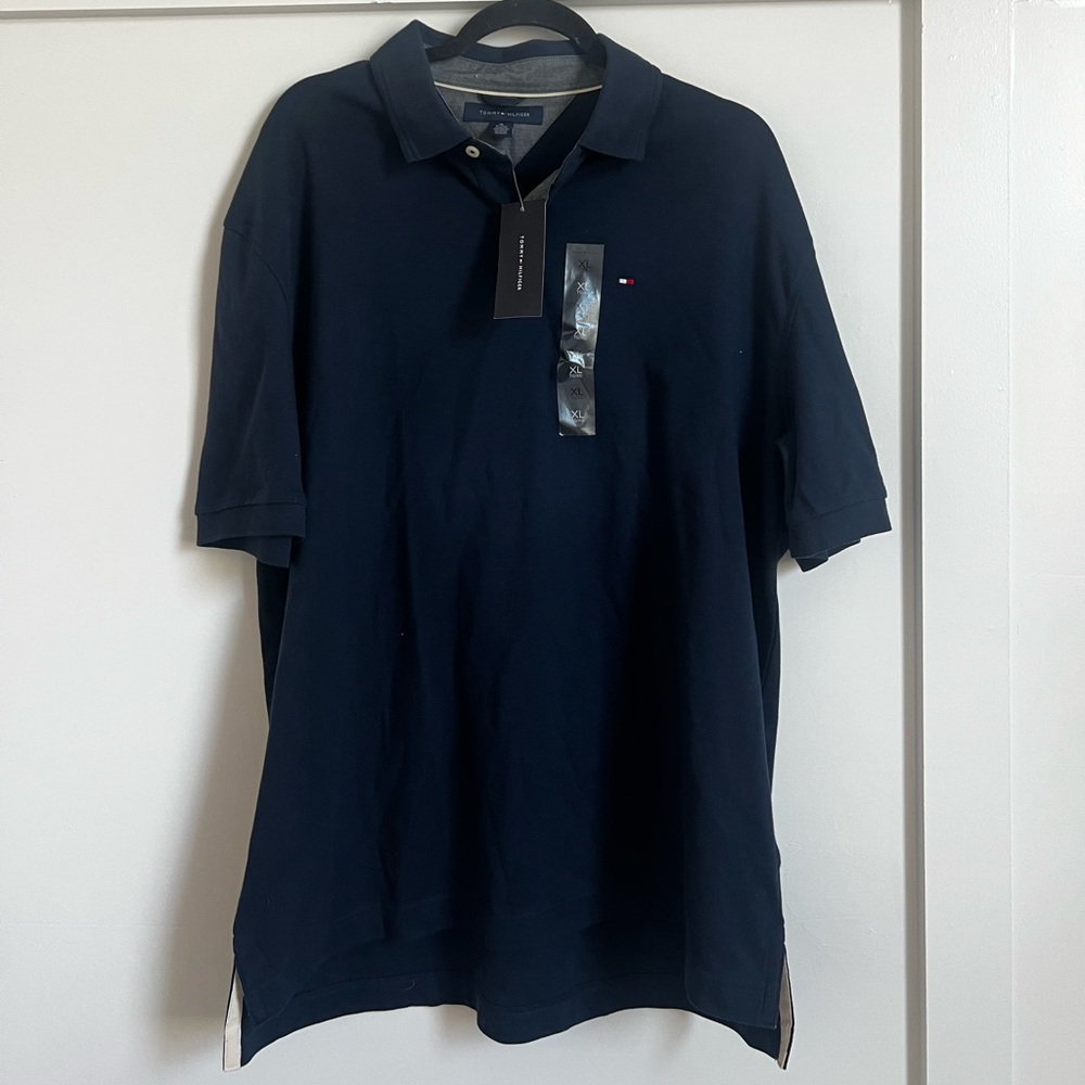 Tommy Hilfiger Men's Dark Blue Polo Shirt